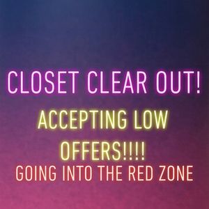 Closet Clear Out Ladies And Gentleman!